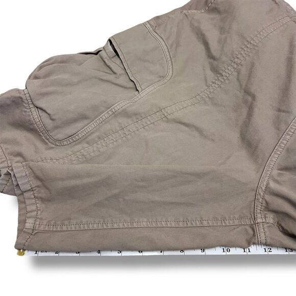 True Religion Baggy Tapered Shorts‎ 11” Men’s Khaki FLAW - Picture 12 of 12